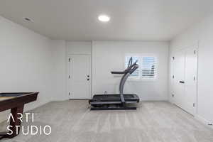 Basement entrance