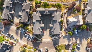 Aerial view of property and surrounding area