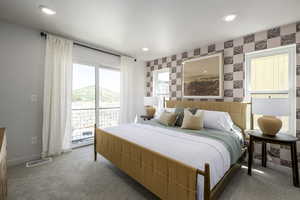 A true suite escape-this bedroom brings all the cozy vibes without sacrificing style. *model home