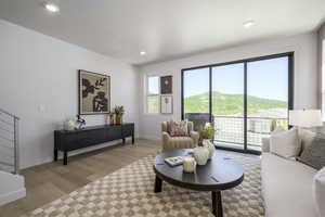 Wide open layout + massive windows = instant happy vibes.*model home