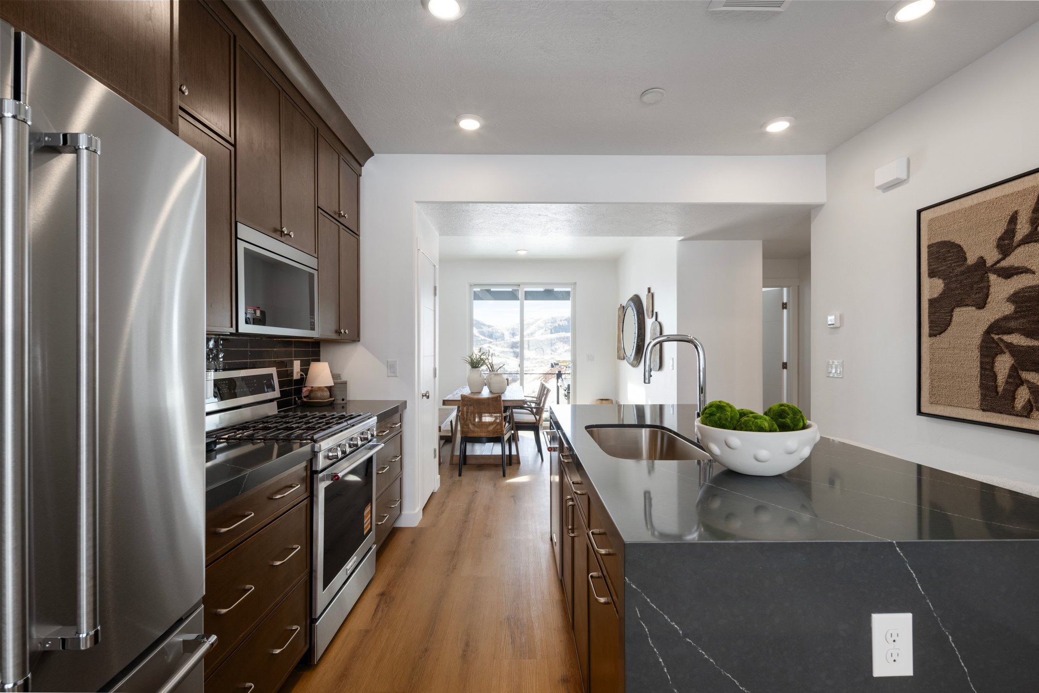 If you love cooking or just love pretending to while sipping wine, this kitchen has you covered. *model home