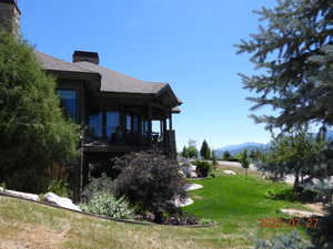 professionally landscaped with irrigation systems.