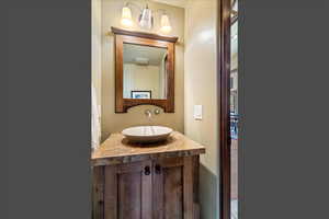 Half bath for guests on main level
