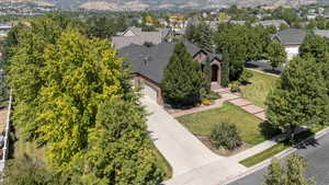Bird's eye view of mountains
