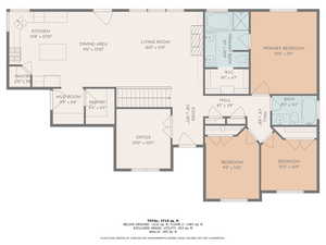 Main level floor plan
