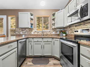 Gorgeous view out of kitchen window