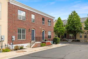 View of front facade with brick siding