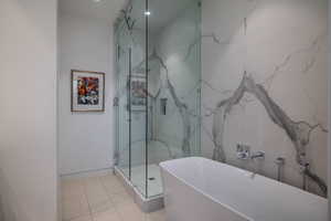 Steam Shower, Freestanding Tub