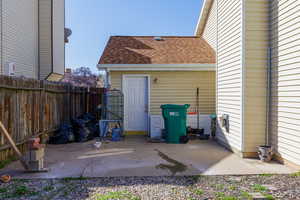 View of patio