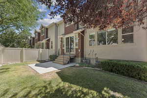 Back of house featuring a patio area