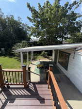 View of deck