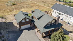 Aerial view of property