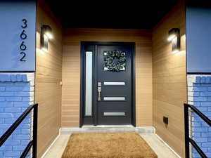 Entrance to property