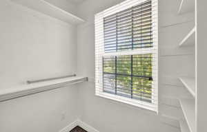 View of spacious closet