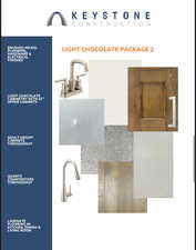 View of a document with a collage of images