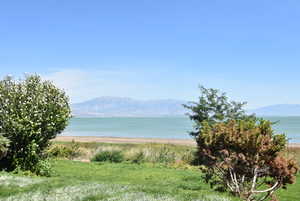 Water view with mountains