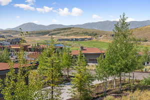 View of mountain background