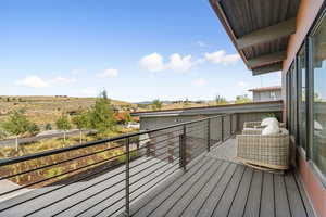 View of deck