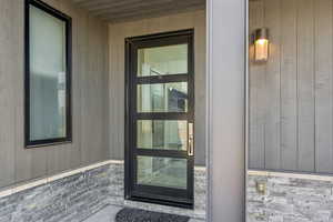 Doorway to property