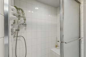 Full bath with a stall shower