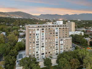 Aerial view of mountains