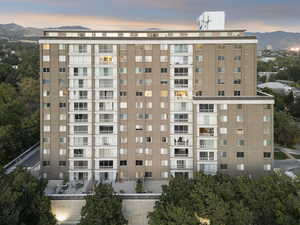View of apartment building / complex with a mountain view