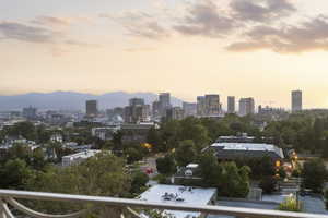 View of city skyline