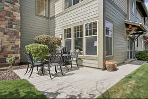 View of patio