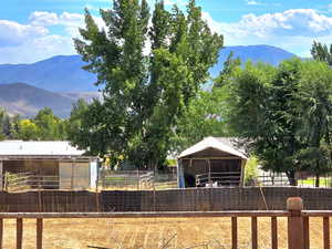 Backyard balcony Mountain view