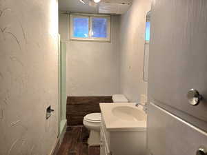 Downstairs  3/4 Bathroom with shower