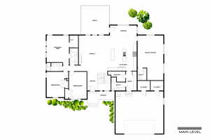 View of floor plan / room layout