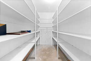 View of storage area