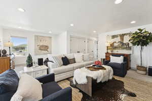 Bonus great room on the second level. Angle 5.