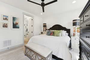 Primary main level bedroom suite