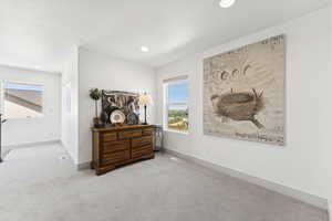 Bonus great room on the second level. Angle 4.