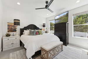 Primary main level bedroom suite