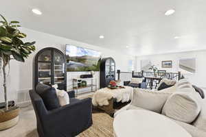 Bonus great room on the second level. Angle 2.