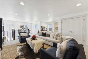 Bonus great room on the second level. Angle 6.