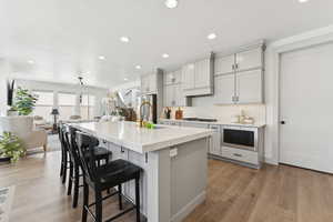 Look at that island!  Look at the cabinetry!