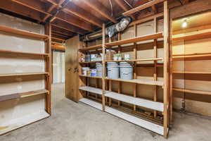 View of storage