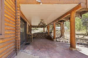 View of patio