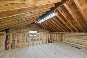 View of attic