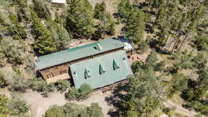 View from above of property