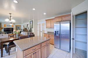 Granite Countertop, Stainless Steel, and Pantry