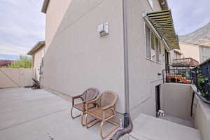 Exterior Entrance to Downstairs