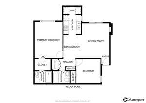 View of floor plan / room layout