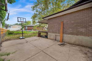Half Court Cement Area in Addition to the RV Parking