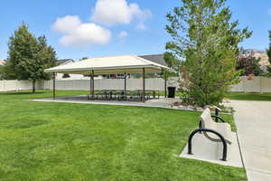 Small community park across the street