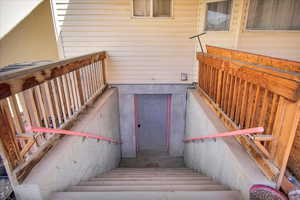 View of stairway
