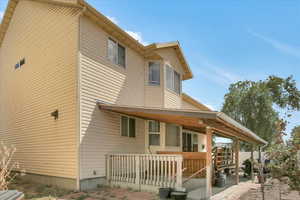Back of house featuring a patio